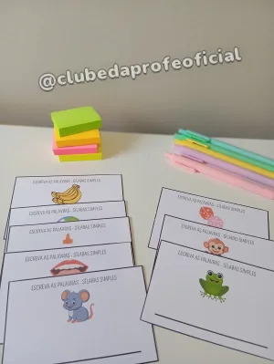 Escreva as Palavras: Sílabas Simples - foto 5 de 7