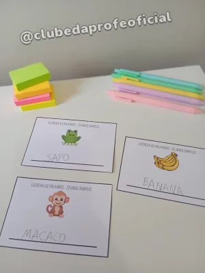 Escreva as Palavras: Sílabas Simples - foto 6 de 7
