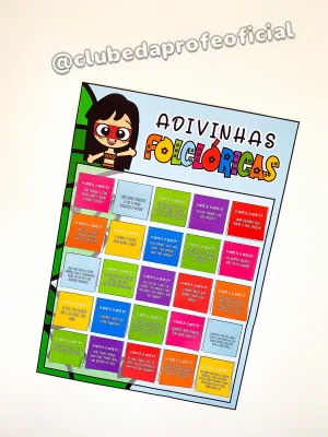 Cartaz Interativo de Adivinhas Folclóricas - foto 2 de 16