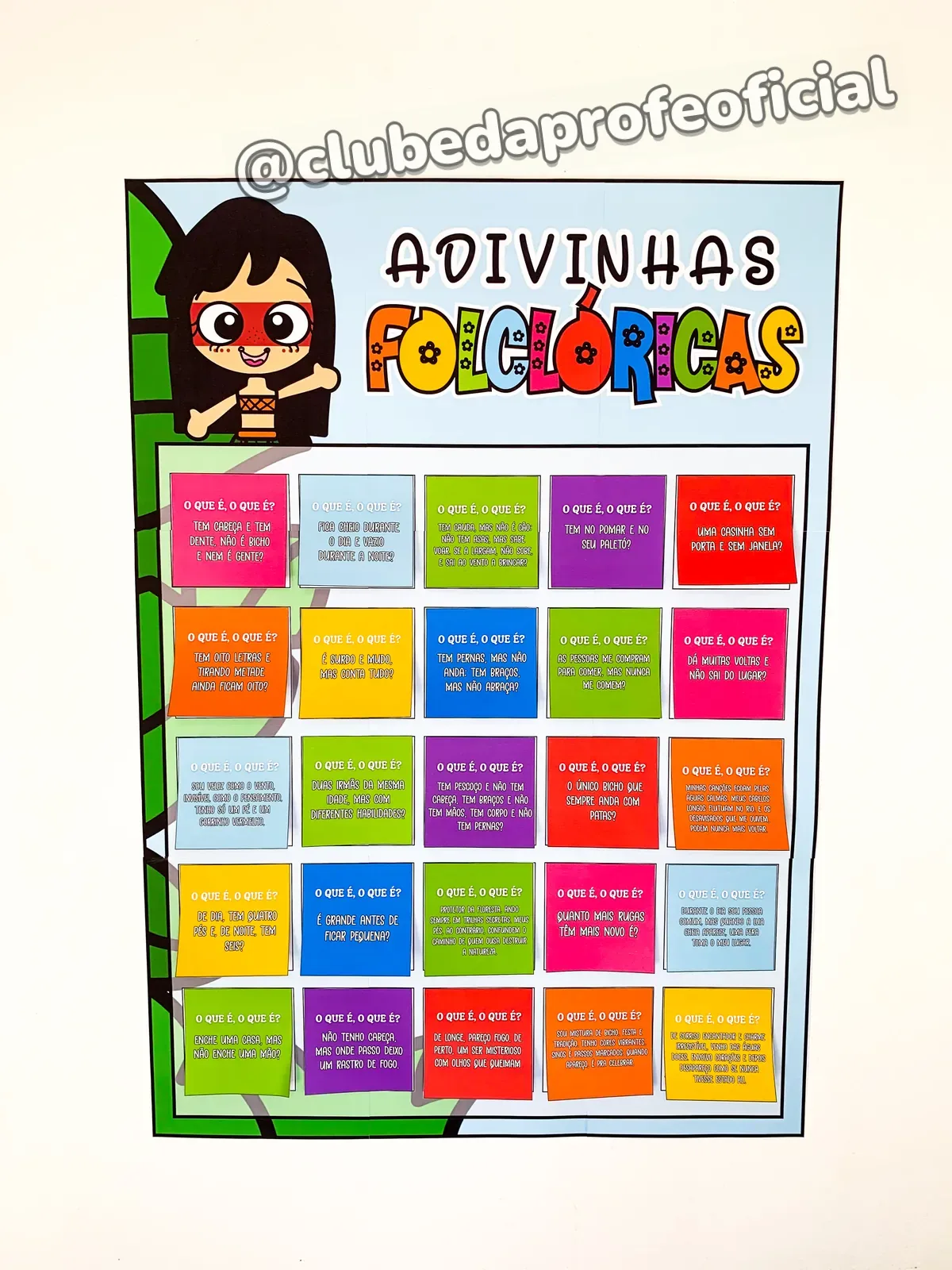 Cartaz Interativo de Adivinhas Folclóricas - foto 1 de 16