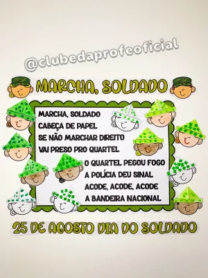 Cartaz Interativo Marcha Soldado
