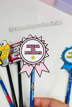 Ponteiras de Lápis Dia do Estudante - foto 8 de 9