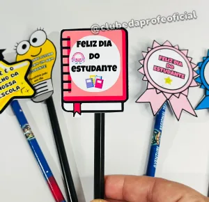 Ponteiras de Lápis Dia do Estudante - foto 9 de 9