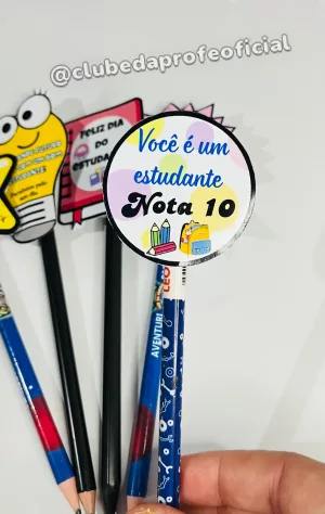 Ponteiras de Lápis Dia do Estudante - foto 5 de 9