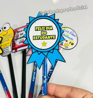 Ponteiras de Lápis Dia do Estudante - foto 4 de 9