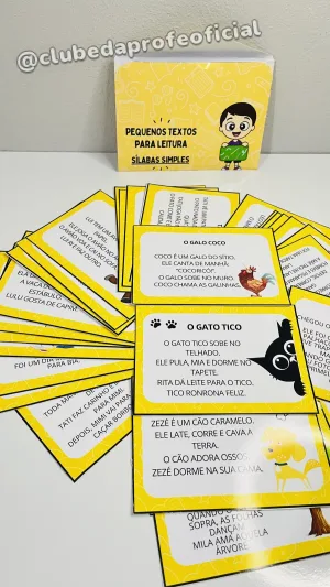 Pequenos Textos para Leitura: Sílabas Simples - foto 5 de 8