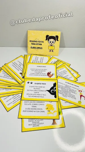 Pequenos Textos para Leitura: Sílabas Simples - foto 6 de 8