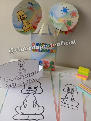 Sacola Musical O Patinho Colorido