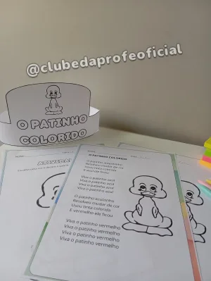 Sacola Musical O Patinho Colorido - foto 8 de 12