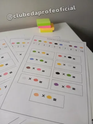 Atividade Nuvenzinha da Multiplicação - foto 6 de 9