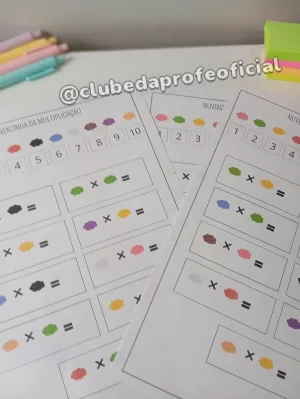 Atividade Nuvenzinha da Multiplicação - foto 4 de 9