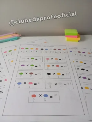 Atividade Nuvenzinha da Multiplicação - foto 8 de 9