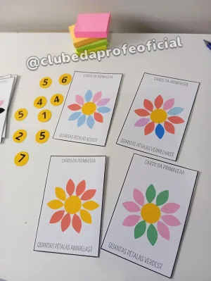 Cards da Primavera: Quantas Pétalas?