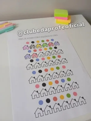Pinte de Acordo com a Sequência de Cores - foto 5 de 8