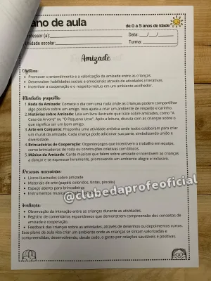 Plano de Aula para Educação Infantil - foto 4 de 5