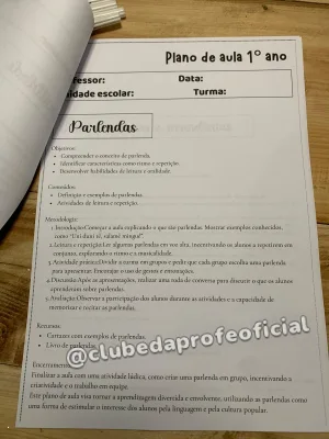 Planos de Aula: 1º Ano do Ensino Fundamental - foto 5 de 5