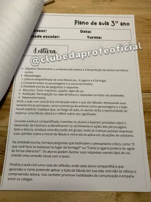 Planos de Aula para o 3º Ano do Ensino Fundamental - foto 2 de 4