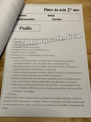 Planos de Aula para o 3º Ano do Ensino Fundamental - foto 3 de 4