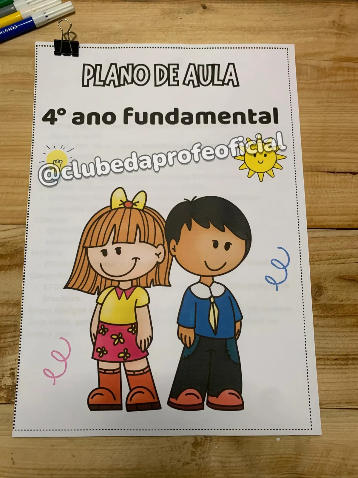 Planos de Aula: 4º Ano Fundamental - foto 1 de 5