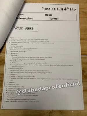 Planos de Aula: 4º Ano Fundamental - foto 5 de 5