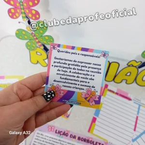 Kit Reunião de Pais: A Lição de uma Borboleta - foto 6 de 11