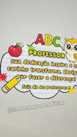 Painel Dia dos Professores - foto 3 de 7
