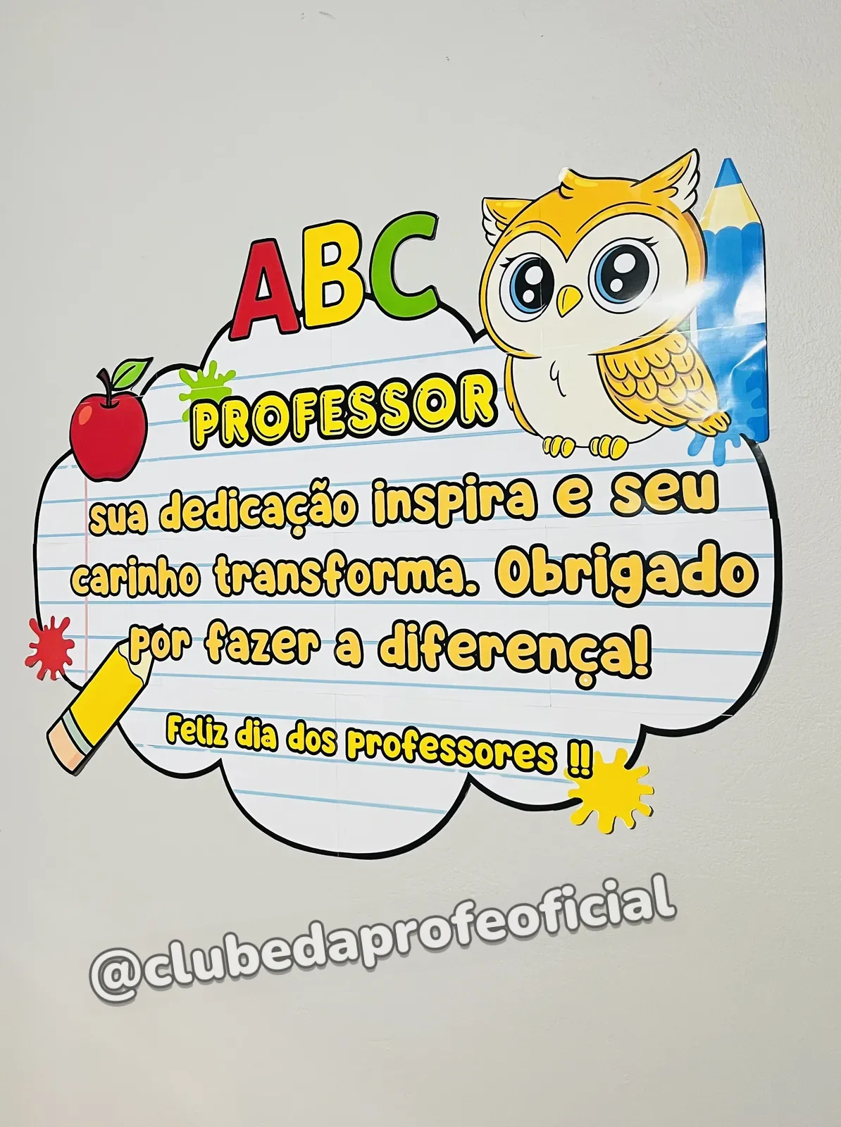 Painel Dia dos Professores - foto 1 de 7