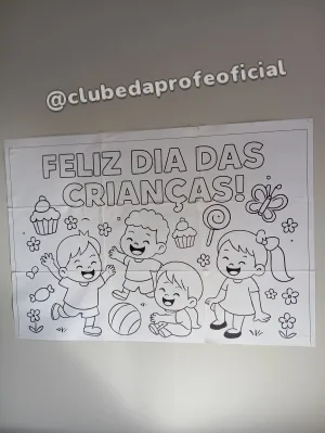 Painel Dia das Crianças para Colorir - foto 5 de 9