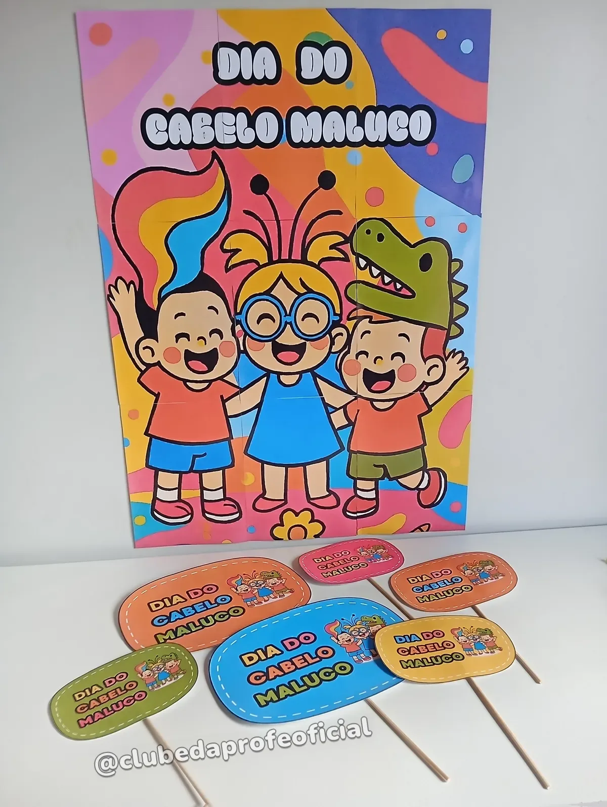 Painel e Plaquinhas: Dia do Cabelo Maluco - foto 1 de 15