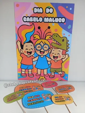Painel e Plaquinhas: Dia do Cabelo Maluco - foto 7 de 15