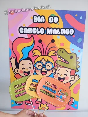 Painel e Plaquinhas: Dia do Cabelo Maluco - foto 9 de 15