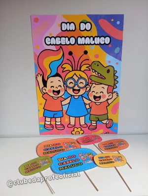 Painel e Plaquinhas: Dia do Cabelo Maluco - foto 2 de 15
