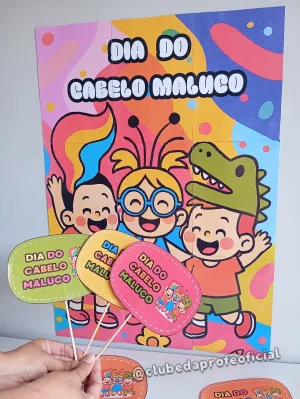 Painel e Plaquinhas: Dia do Cabelo Maluco - foto 8 de 15