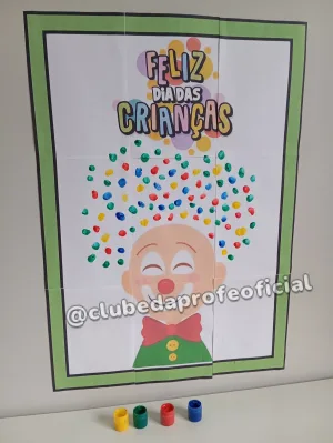 Painel Interativo Palhacinho do Dia das Crianças - foto 5 de 6