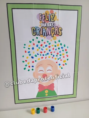 Painel Interativo Palhacinho do Dia das Crianças - foto 4 de 6
