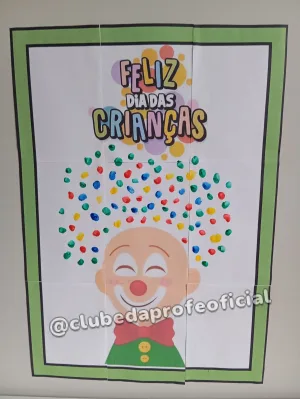 Painel Interativo Palhacinho do Dia das Crianças - foto 6 de 6