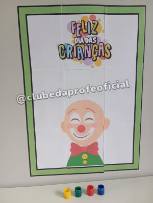 Painel Interativo Palhacinho do Dia das Crianças - foto 2 de 6