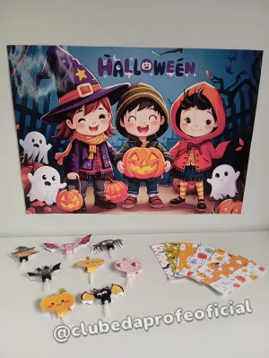 Painel de Halloween Colorido - foto 3 de 18