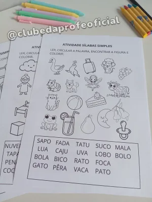 Atividade de Sílabas Simples - foto 2 de 10