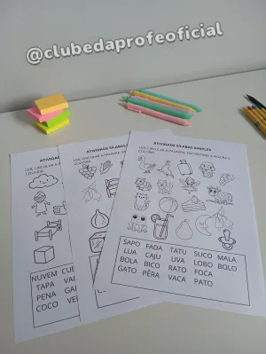 Atividade de Sílabas Simples - foto 7 de 10
