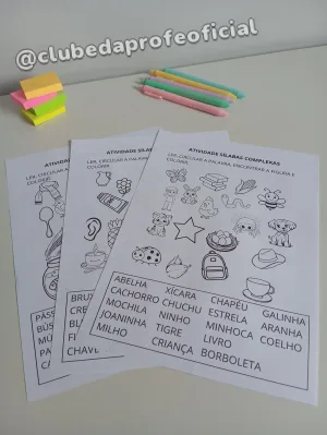 Atividades de Sílabas Complexas - foto 5 de 8