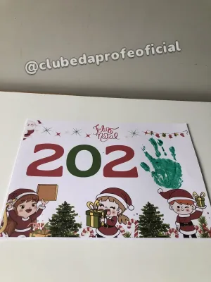 Atividade de Natal com Carimbo de Mãozinha 2025 - foto 4 de 7