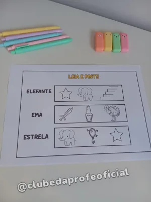 Leia e Pinte: Alfabeto - foto 4 de 9
