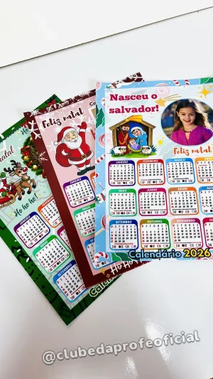 Calendário de Natal Editável 2026 - foto 9 de 10