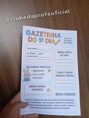 Jornalzinho de Volta às Aulas - foto 1 de 9