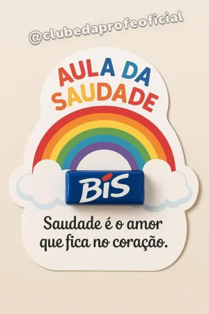 Painel e Lembrancinhas Aula da Saudade - foto 3 de 3