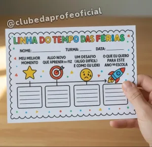 Linha do Tempo das Férias