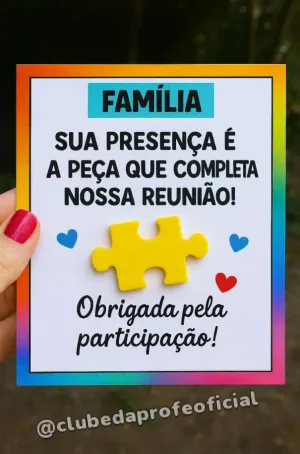Cartões para Reunião de Pais - foto 2 de 3