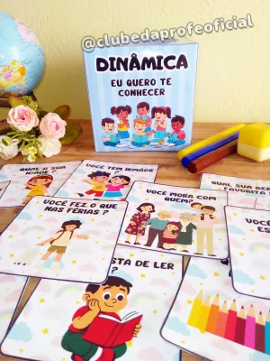 Dinâmica Quero Te Conhecer: Volta às Aulas