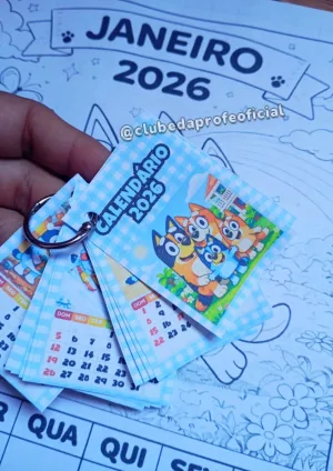 Calendário Bluey 2026 - foto 8 de 10